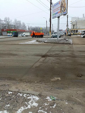 Дорога на ул. Шубиных вся в ямах